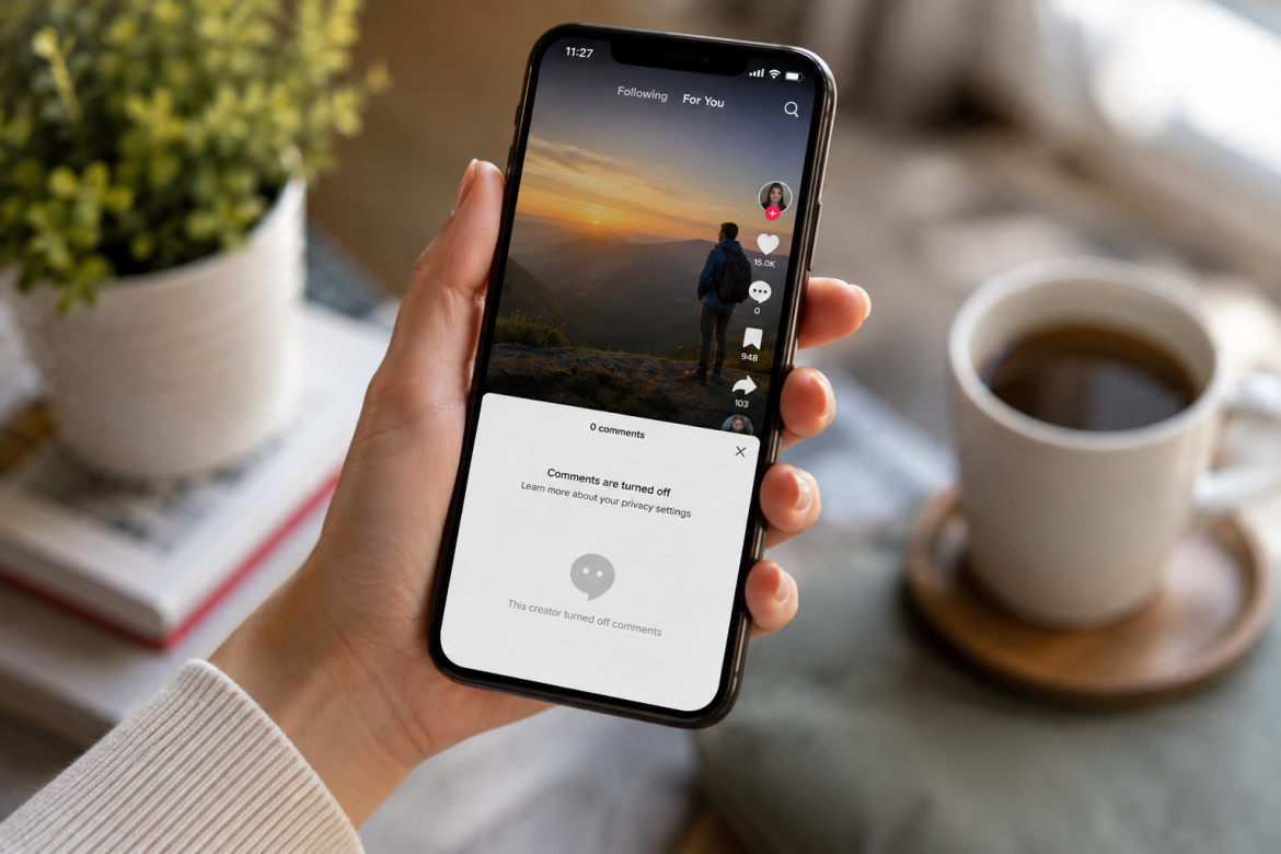 Почему TikTok не показывает комментарии под видео
